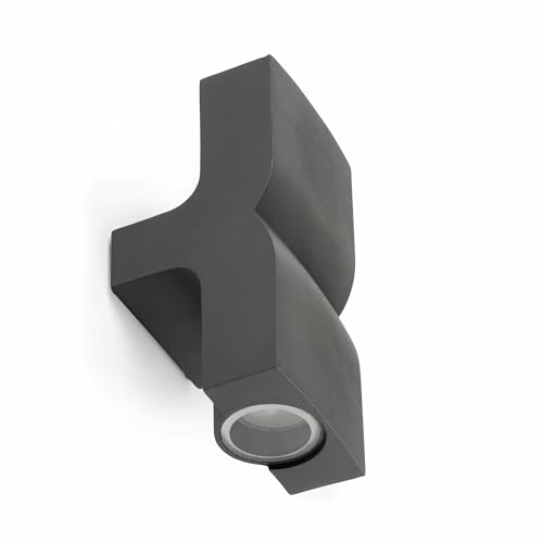 Faro Barcelona 74408 - KLAMP 2L Wandleuchte dunkelgrau von FARO BARCELONA