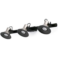 Faro Cup-3 - 3 Light Indoor Adjustable Wall Spotlight Schwarz, Matt Nickel, GU10 Faro Cup-3 - 3 Light Indoor Adjustable Wall Spotlight Schwarz, Matt Nickel, GU10 von FARO BARCELONA