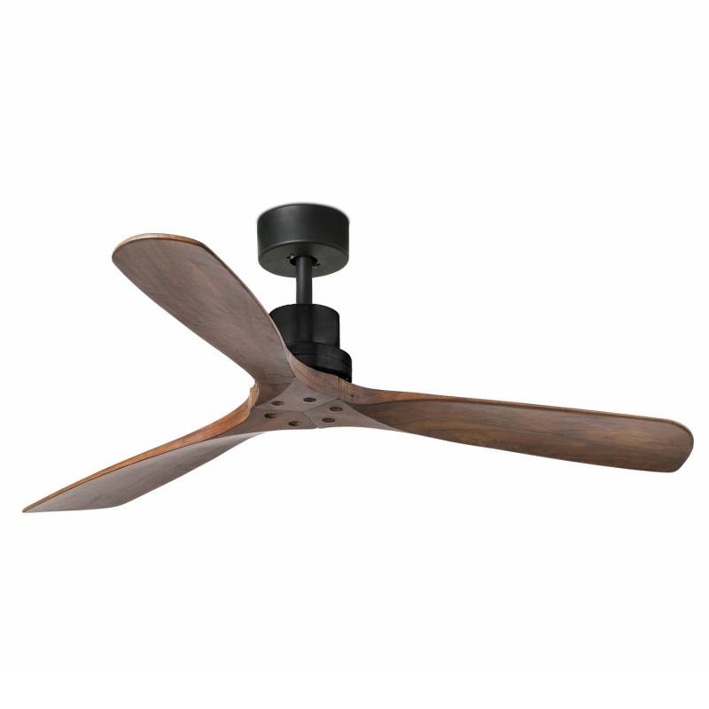 Faro Barcelona Deckenventilator Ventilator Lantau Remote Walnuss Schwarz 132 Cm B-Ware von FARO BARCELONA