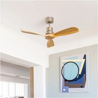 Deckenventilator ohne Licht nickel matt/kiefer mini lantau Deckenventilator ohne Licht nickel matt/kiefer mini lantau von FARO BARCELONA