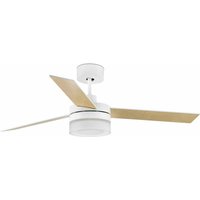 Faro Barcelona - Deckenventilator Ice weiß 132 cm mit led Beleuchtung von FARO BARCELONA