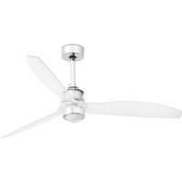 Just fan Deckenventilator schwarz glänzend/transparent mit Gleichstrommotor mit Licht Just fan Deckenventilator schwarz glänzend/transparent mit Gleichstrommotor mit Licht von FARO BARCELONA