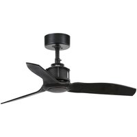 Faro Just Fan Xs - Mattschwarzer Deckenventilator mit Gleichstrommotor 3 Flügel 81 cm Faro Just Fan Xs - Mattschwarzer Deckenventilator mit Gleichstrommotor 3 Flügel 81 cm von FARO BARCELONA