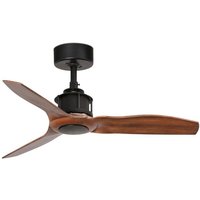 Faro Just Fan Xs - Schwarz, Holz Deckenventilator mit Gleichstrommotor 3 Flügel 81cm von FARO BARCELONA