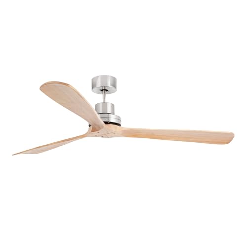 Faro LANTAU-G Matt Nickel, Pine Deckenventilator mit DC-Motor von FARO BARCELONA