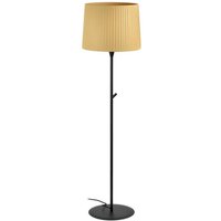 Faro samba - Stehlampe Round Tappered Shade Black, E27 von FARO BARCELONA