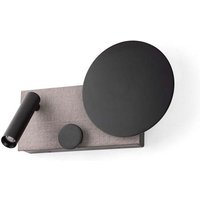 Klee led Wandleuchte innen rechts grau mit Leser 20065 Klee led Wandleuchte innen rechts grau mit Leser 20065 von FARO BARCELONA