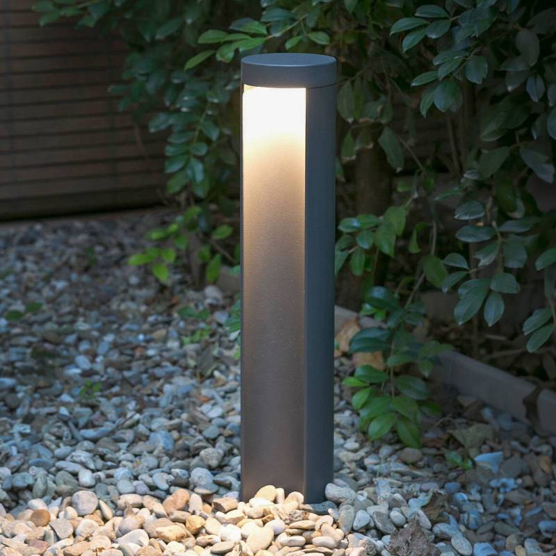 LED-Sockelleuchte Chandra, dunkelgrau, Aluminium, Höhe 45 cm LED-Sockelleuchte Chandra, dunkelgrau, Aluminium, Höhe 45 cm von FARO BARCELONA