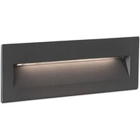 Faro Barcelona - Faro led Wandeinbauleuchte Nat 3000K in Grau - grey von FARO BARCELONA