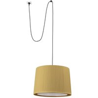 Samba Hängelampe schwarz/gelb mit Stecker 68604-45 von FARO BARCELONA