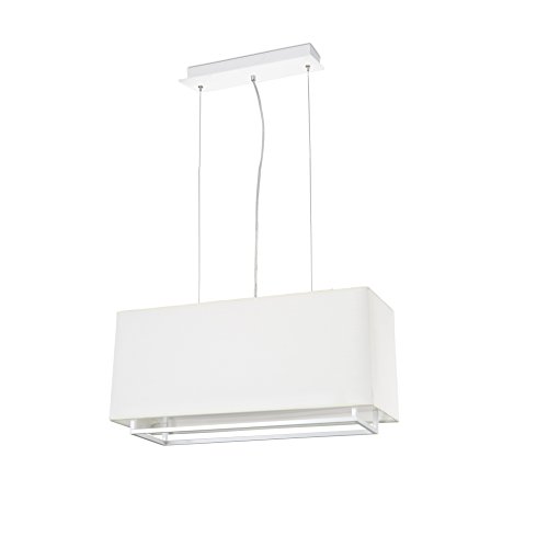 VESPER COLGANTE BLANCO 60 CM 2XE27 20W von FARO BARCELONA