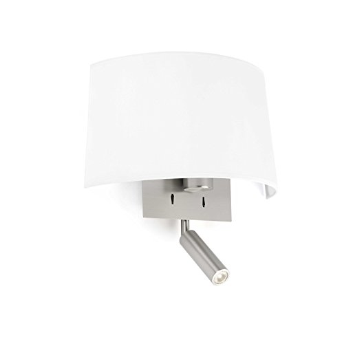 VOLTA APLIQUE BLANCO 1xE27 20W CON LECTOR LED von FARO BARCELONA