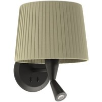 Wandleuchte innen mit Leser schwarz/grün samba 64309-37 von FARO BARCELONA