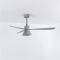 Deckenventilator mit grauem Licht ø 132 cm amelia l cone Deckenventilator mit grauem Licht ø 132 cm amelia l cone von FARO BARCELONA