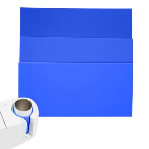 FARYODI 3 Stück Sublimation Silikonmanschette - Silikon Sublimation Tassen Rohlinge in 3 Stärken,Sublimation Wrap, effiziente Wärmeleitung(Blau) von FARYODI