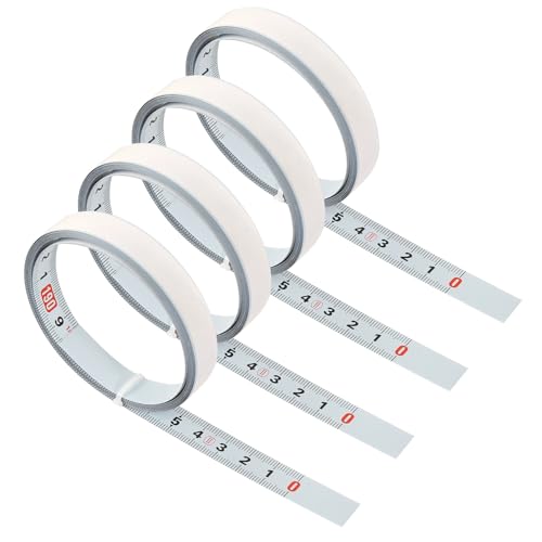 FASBET 4 Stück Selbstklebendes Maßband 2m Links Nach Rechts Metrisches zum Aufkleben Maßband Selbstklebend Metall für T-Schienen-Fräser Tischsäge, Holzbearbeitungswerkzeug FASBET 4 Stück Selbstklebendes Maßband 2m Links Nach Rechts Metrisches zum Aufkleben Maßband Selbstklebend Metall für T-Schienen-Fräser Tischsäge, Holzbearbeitungswerkzeug von FASBET