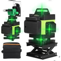 Fasget - 4D Laser Level 360 ° 16 Linien automatisch 2 Batterien von FASGET