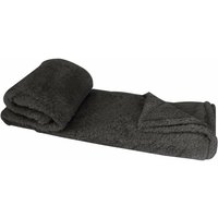 Fashion Zone - Teddy-Fleece Kuscheldecke grau 150 x 200 cm Wohndecke Sofadecke - Grau von FASHION ZONE