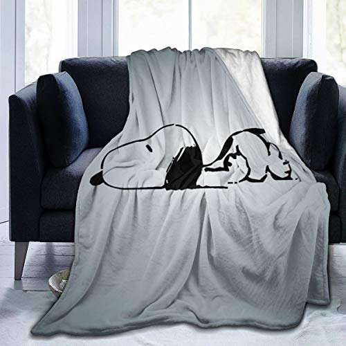 FASHIONDIY Anime Cartoon Snoopy Decke Übergroße warme Erwachsene super weiche Decke mit weichem Anti-Pilling Flanell für Erwachsene & Kinder, 3D-Druck, 152,4 x 127 cm von FASHIONDIY