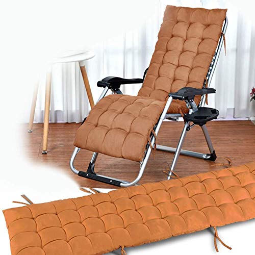 Null Schwerkraft Patio Liegestuhl Klappbare Liegestühle im Garten & Outdoor Sessel mit Kissen Unterstützt bis zu 200 kg (Farbe: Braun) Zur Pursue Glück von FASOHJ