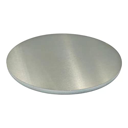 FASOLI 1060 Aluminiumscheibe, rundes Blech, runde Aluminiumplatte, runde Scheibe, Durchmesser 80 mm, Dicke 0,5–6 mm, 1 Stück (Color : Thickness 5mm, Size : Dia 80mm) von FASOLI