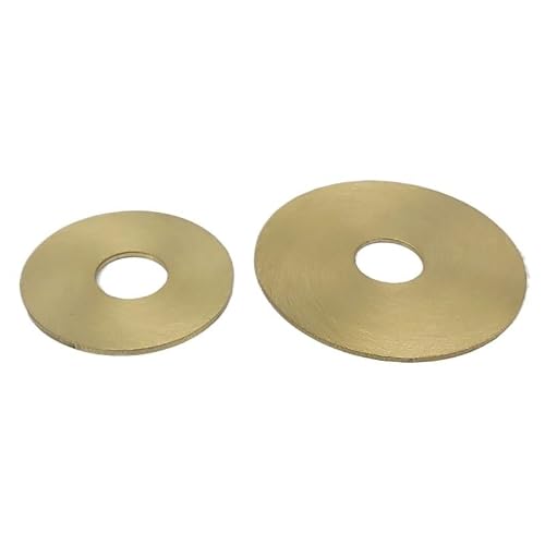 FASOLI Messing-Unterlegscheibe, ultradünne Messing-Flachdichtung, Kronleuchter-Dekoration, 30 mm x 1 mm, 40 mm x 1 mm, 50 mm x 1 mm, Dicke 1 mm. 2Stk(40mm*1mm) von FASOLI