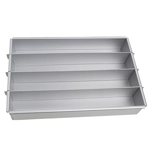 FASSME Aluminium-Kuchenform, quadratisch, beweglich, geteilt, größenverstellbar, quadratische Kuchenform, multifunktionales -Werkzeug mit Trennwand für Brownies und Kuchen FASSME Aluminium-Kuchenform, quadratisch, beweglich, geteilt, größenverstellbar, quadratische Kuchenform, multifunktionales -Werkzeug mit Trennwand für Brownies und Kuchen von FASSME