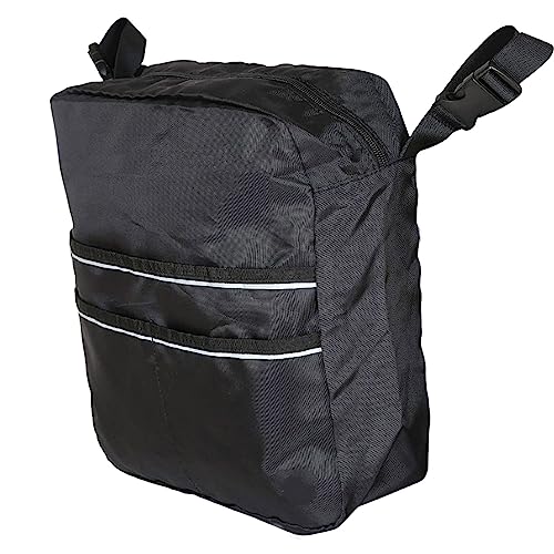 FASSME Rollator-Tasche, 2 Stück, Rollator-Zubehörtasche, wasserabweisend, einfach zu bedienen, faltbar, Aufbewahrungstasche für Gehhilfe, bestes Geschenk für Familie und Freunde von FASSME