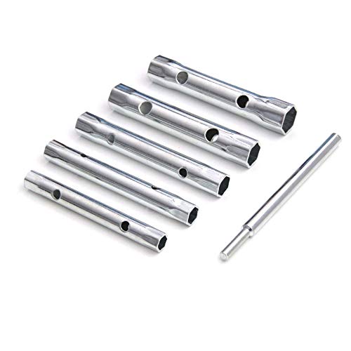 FAST WORLD SHOPPING ® Sechskant-Schlüssel-Set, Werkzeug von 8 bis 17 mm, 6 Stück, mit T-Hebel von FAST WORLD SHOPPING