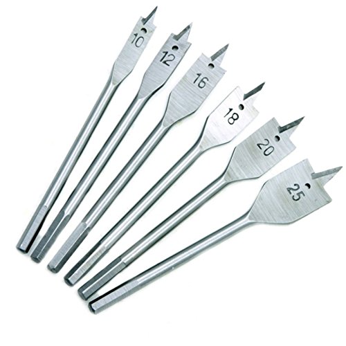 Holz-Flachfräsbohrer Bohrerset Bohrer Fräsen Motivlocher PVC Kunststoff von FAST WORLD SHOPPING