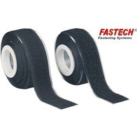 919-330 Klettband zum Aufkleben Haft- und Flauschteil (l x b) 2000 mm x 25 mm Schwarz 1 Paa - Fastech von FASTECH