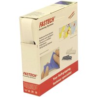 FASTECH® B25-SKL01000010 Klettband zum Aufkleben Hotmelt Haftteil (L x B) 10 m x 25 mm Weiß 10 m von FASTECH