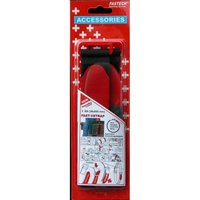 Fastech - 690-330 Klettband mit Gurt Haft- und Flauschteil (l x b) 600 mm x 38 mm Schwarz, Rot 2 St. von FASTECH