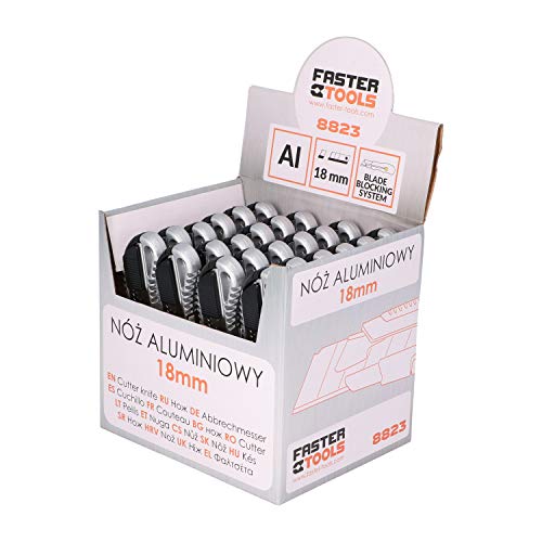FASTER TOOLS Aluminium-Abbrechmesser BOX - 24 Stück FASTER TOOLS Aluminium-Abbrechmesser BOX - 24 Stück von FASTER TOOLS