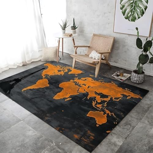 FASTLATE Ancient World Map Print Teppich Dekoration Graue Nicht rutschfeste Teppich Boden Teppiche Waschbar Nicht Rutschernde Atmungsaktiv Für Schlafzimmer Wohnheimdekoration, FASTLATE Ancient World Map Print Teppich Dekoration Graue Nicht rutschfeste Teppich Boden Teppiche Waschbar Nicht Rutschernde Atmungsaktiv Für Schlafzimmer Wohnheimdekoration, von FASTLATE