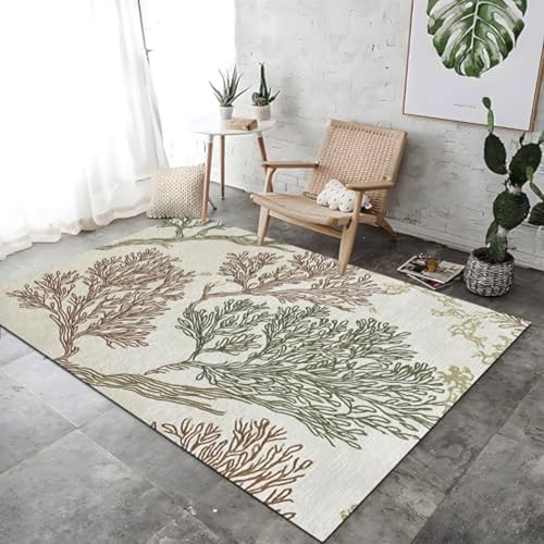 FASTLATE Minimalistische Korallenlinien Druck Teppich Dekoration Buntes Nicht Rutscher Fläche Teppich Boden Teppiche Waschbar Nicht Rutschernde Atmungsaktiv Für Schlafzimmer Wohnheimdekoration, FASTLATE Minimalistische Korallenlinien Druck Teppich Dekoration Buntes Nicht Rutscher Fläche Teppich Boden Teppiche Waschbar Nicht Rutschernde Atmungsaktiv Für Schlafzimmer Wohnheimdekoration, von FASTLATE