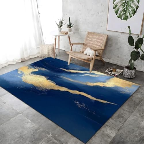 FASTLATE Textur Themenbereich Teppich Für 140x200 cm Weiche Blaue Bodenmatte Gedruckter Großer Teppich, Kurzer Stapelwaschmaschine Teppiche Für Schlafzimmer Esszimmer Nicht -Schub -Teppich, FASTLATE Textur Themenbereich Teppich Für 140x200 cm Weiche Blaue Bodenmatte Gedruckter Großer Teppich, Kurzer Stapelwaschmaschine Teppiche Für Schlafzimmer Esszimmer Nicht -Schub -Teppich, von FASTLATE