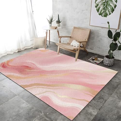 Fläche Teppich Waschbarer Teppiche Eleganter Metallmarmor Für Eingangseingangsfleckenfleck-Resistant Teppich Für Badezimmer Wäscherei Schlafzimmer Kinderzimmer Schlafzimmer Büro Rosa Rosa, Fläche Teppich Waschbarer Teppiche Eleganter Metallmarmor Für Eingangseingangsfleckenfleck-Resistant Teppich Für Badezimmer Wäscherei Schlafzimmer Kinderzimmer Schlafzimmer Büro Rosa Rosa, von FASTLATE