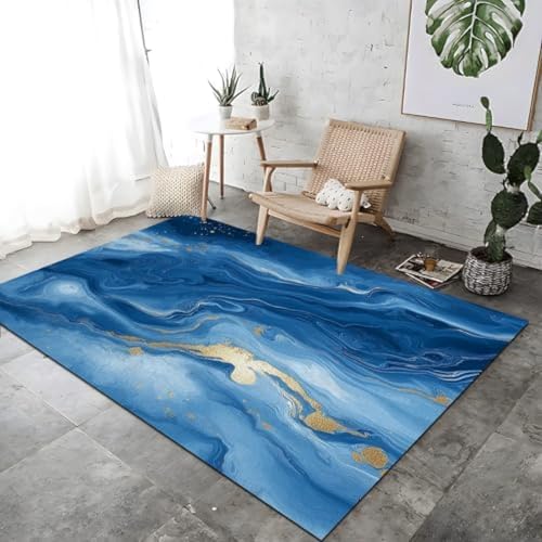 Ozean Abstraktes Wasserlicht Textur Drucken Teppich Dekoration Blaues Nicht Rutscher Fläche Teppich Boden Teppiche Waschbare Nicht Rutschende Atmungsaktive Für Schlafzimmer Wohnheimdekoration, Ozean Abstraktes Wasserlicht Textur Drucken Teppich Dekoration Blaues Nicht Rutscher Fläche Teppich Boden Teppiche Waschbare Nicht Rutschende Atmungsaktive Für Schlafzimmer Wohnheimdekoration, von FASTLATE