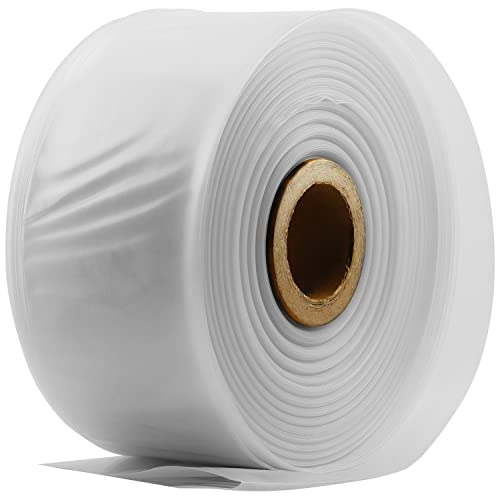 Dachrinnenschlauch 50 mm breite 100 my Schlauchfolie 250 m Folienschlauch Schlauch Regenrinne FASTON® von FASTON