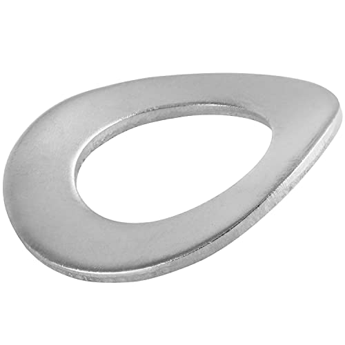 FASTON® Federringe M6 Federscheiben gewellt Form B Edelstahl A2 V2A (100 Stück) DIN 137 Sprengringe Wellscheibe Federscheiben Unterlegscheiben Beilagscheiben Federring von FASTON
