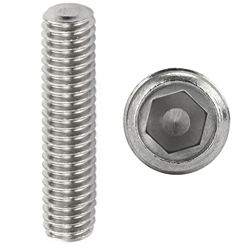 FASTON® Gewindestifte mit Innensechskant und Kegelkuppe M6x18 mm Edelstahl A2 V2A (100 Stück) DIN 913 (ISO 4026) Madenschrauben Gewindeschrauben Maden-Schrauben von FASTON