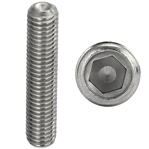 FASTON® Gewindestifte mit Innensechskant und Ringschneide M3x4 aus Edelstahl A2 V2A (10 Stück) DIN 916 (ISO 4029) Madenschrauben Maden-Schrauben Gewindeschrauben von FASTON