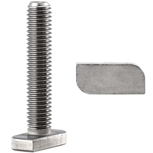 FASTON® Hammerkopfschrauben M8x35 mm aus Edelstahl A2 V2A (50 Stück) Gewächshaus Ankerschrauben Schrauben Hammerkopf Hammerschrauben Zubehör Rankhilfe Schienen Solarpanele Gasrohren von FASTON