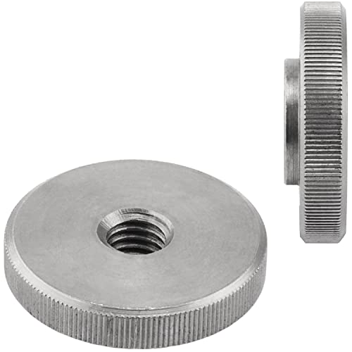 FASTON® Rändelmutter Niedrige Form M3 (30 Stück) DIN 467 aus Edelstahl A1 VA Rändelmuttern Mutter Rändel mit Gerändeltem Rand Rändel-Mutter Rostfrei Muttern von FASTON