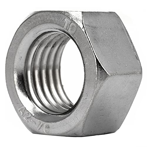 FASTON® Sechskantmuttern M18 Edelstahl A2 V2A (10 Stück) DIN 934 Mutter Sechskant Sechskant-Mutter für Gewindeschrauben (ISO 4032) von FASTON