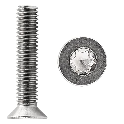 FASTON® Senkkopfschrauben M4x35 mit Innensechsrund"TX" - T20 DIN 965 Edelstahl A2 V2A (30 Stück) Kreuzschlitzschraube Senkkopf Schrauben Gewindeschrauben Vollgewinde (ISO 7046) von FASTON