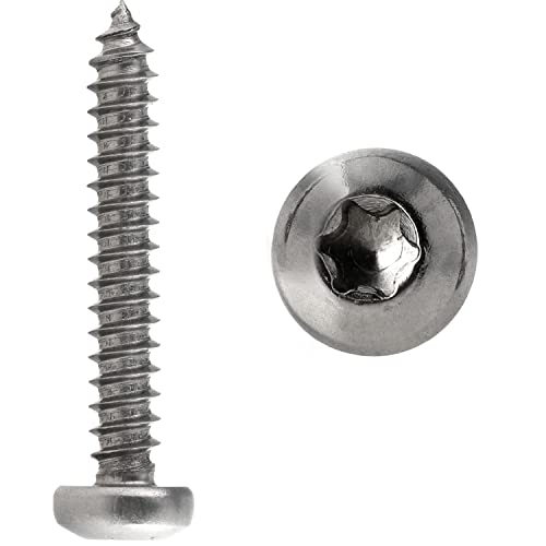 Spanplattenschrauben mit Rundkopf 4x50 verstärkter Kopf TORX aus Edelstahl (50 Stück) FASTON® von FASTON