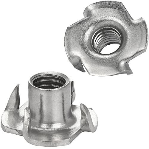 FASTON Einschlagmuttern M8 Edelstahl A2 V2A (1 Stück) Einschlagspitzen Einschlaggewinde Einpressmutter von FASTON