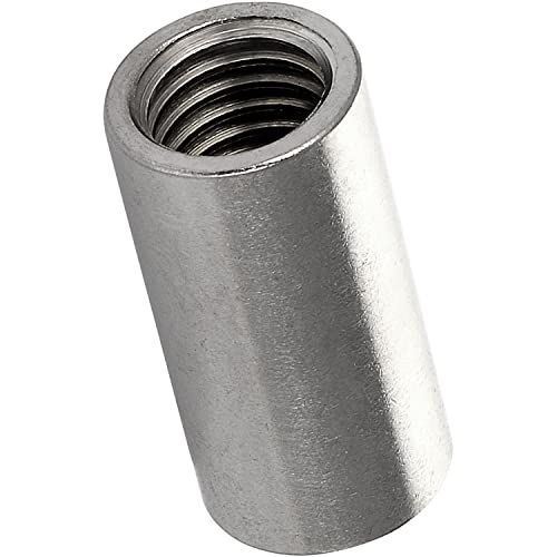 Gewindemuffe M12x35 (4 Stück) Rundmuffe Edelstahl A2 Einschraubmutter Einschraubmuffen FASTON von FASTON